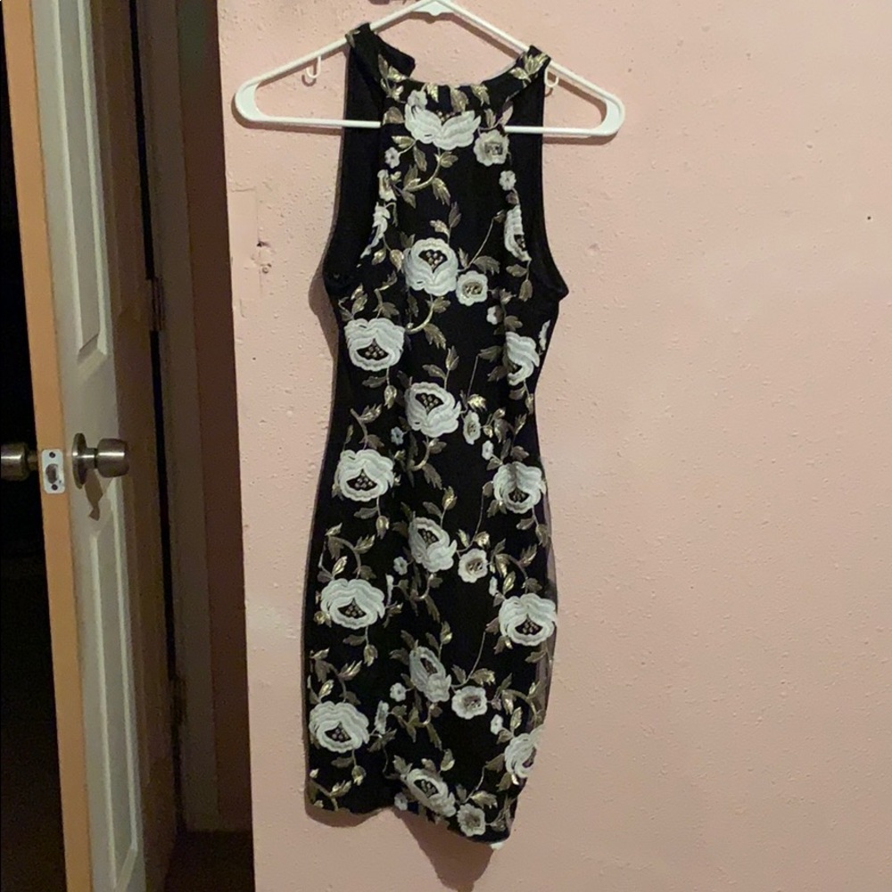 Black maxi dress